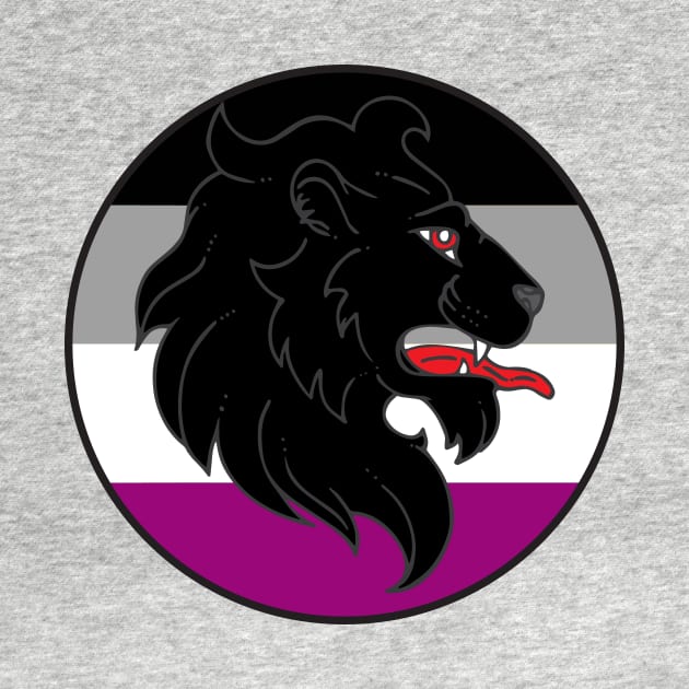 An Tir Pride - Asexual - Populace Badge Style 1 by Yotebeth